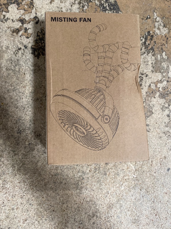 Photo 1 of 2025 Upgarded 4000mAh Misting Baby Stroller Fan, Rechargeable Battery Operated,Max 15Hrs Cooling,50ml Portable Water Sprayer Misting Fan with Flexible Tripod Clip on Car Seat Crib Treadmill Bunk Bed