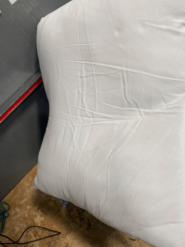 Photo 1 of  Medium/Firm Machine Washable Plush Pillow White - Room