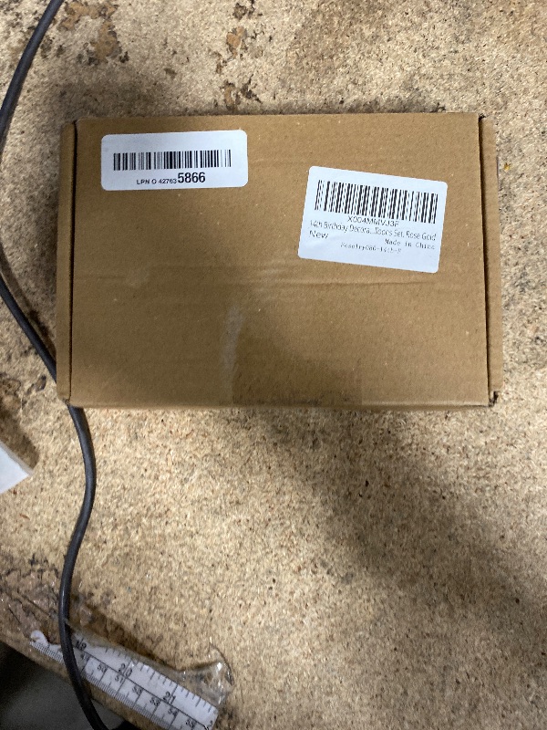 Photo 1 of 14th Birthday Decorations for Girls, Including 14th Tiara and Sash, Happy Birthday Banner, Cake Toppers, Number Candles and Balloons Set, Rose Gold