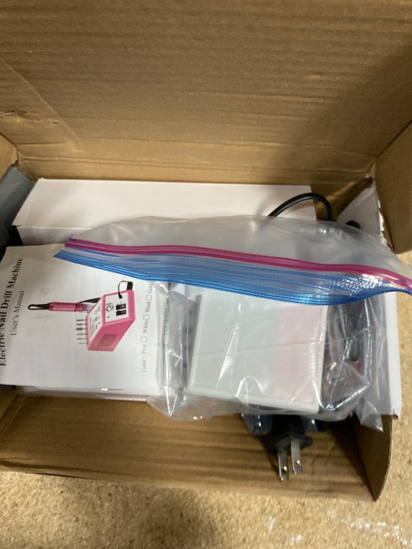 Photo 1 of ***SEE NOTES**Jiasheng Electric Nail Drill, 30000rpm Professional Nail Drill Machine, Compact Electrical Nail File Kit for Acrylic Gel Nails Efile Drill for Manicure and Pedicure Salon Use White