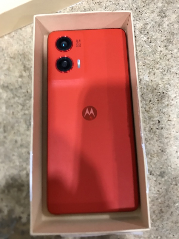 Photo 1 of **SCREEN CRACKED**
Motorola Moto G Stylus 5G | 2024 | Unlocked | Made for US 8/256GB | 50MP Camera | Scarlet Wave