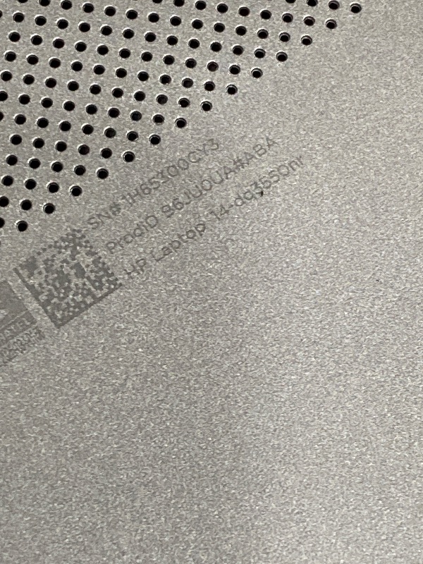 Photo 1 of ****DOES NOT COME WITH CHARGER OR BOX, UNTESED****
HP 14 inch Laptop, HD Touchscreen Display, Intel Celeron N4500, 4 GB RAM, 64 GB eMMC, Intel UHD Graphics, Windows 11 Home in S Mode, Natural Silver, 14-dq3550nr