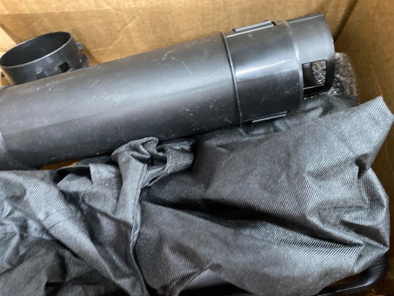 Photo 1 of ****4 EXTENSION PIECES, HANDLE, DUSTBAG ONLY**** NO MOTOR OR BATTERIES *****
Cordless Leaf Blower & Vacuum, 3-in-1 Leaf Vacuum Mulcher with Bag, 40V 330CFM Battery Leaf Blower with 2x4.0Ah Battery & Charger for Lawn Care, 5-Speeds Variable Control