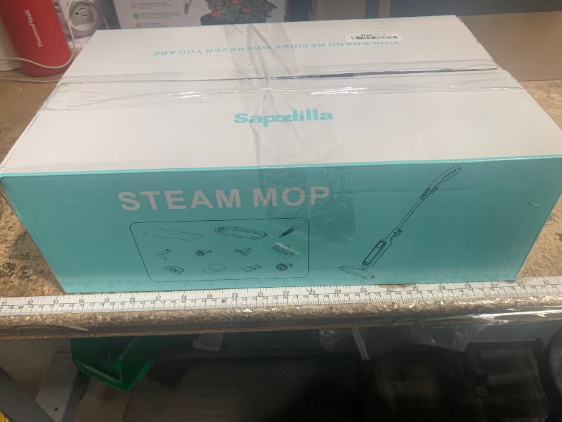 Photo 1 of **FOR PARTS ONLY/ NON-FUNCTIONAL & MISSING PIECES** Sapodilla 12 in 1 Steam Mop, Detachable Handheld Steam Cleaner for Home, 23FT Cord, for Hardwood Floor Cleaning, Tile, Carpet, Furniture, Clothes, Windows, Grey