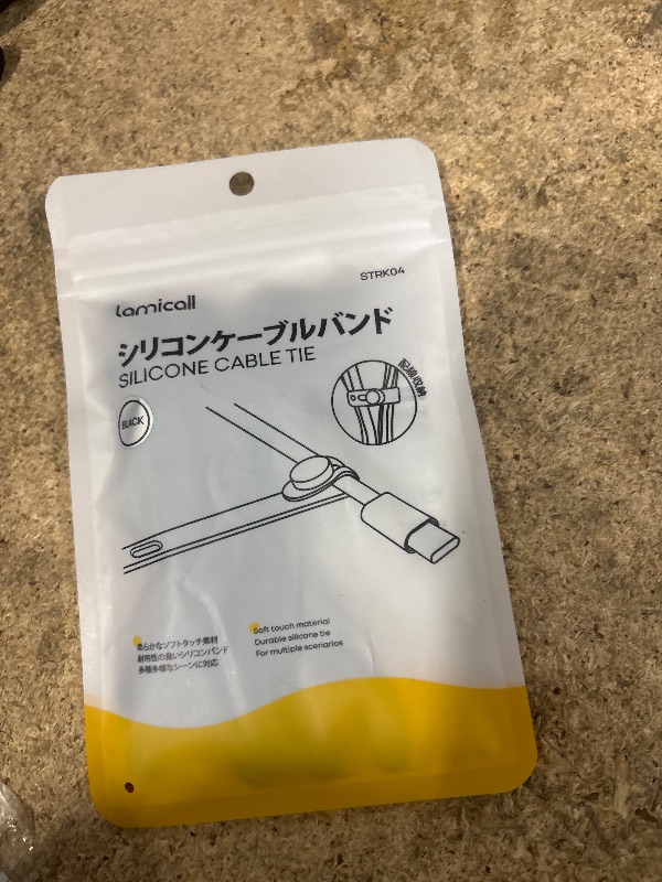 Photo 1 of 10Pack Silicone Cable Ties Cord Organizer Wrap - Lamicall Durable Reusable Wire Management with Lock Buckle, Elastic Charger Cable Strap Ties, Electrical Cord Keeper for Travel, Home Accessories