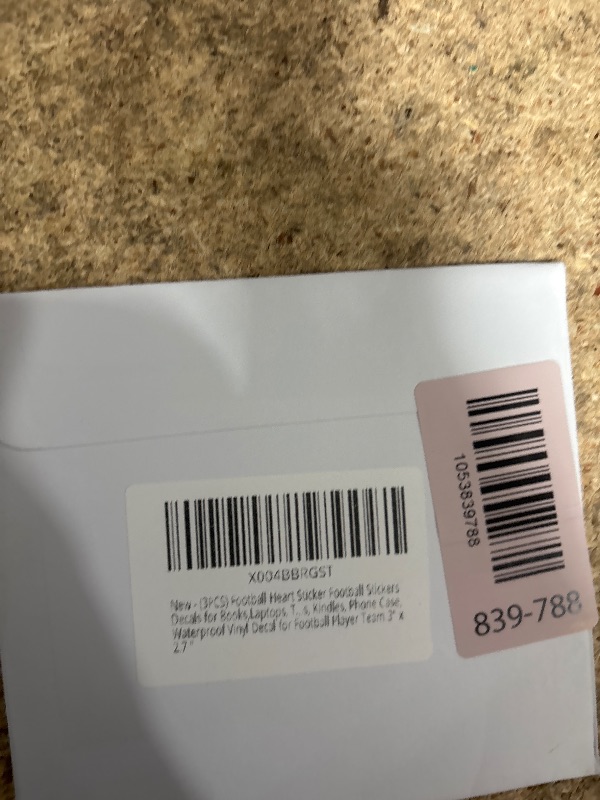 Photo 1 of (3PCS) Football Heart Sticker Football Stickers, Waterproof Vinyl Decal for Water Bottle, Poster Board, Laptop, Tumbler, Scrapbook, Phone Case, Gift for Football Lovers, 3" x 2.7 "