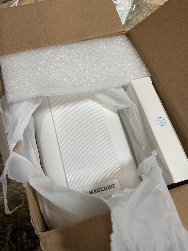 Photo 1 of ?Auto Focus&1080P?Magcubic Mini Smart Projector with 4K Support, Portable Projector with Wifi and Bluetooth, 5W Speaker, Built in Apps, Voice Control, Outdoor Movie Projector