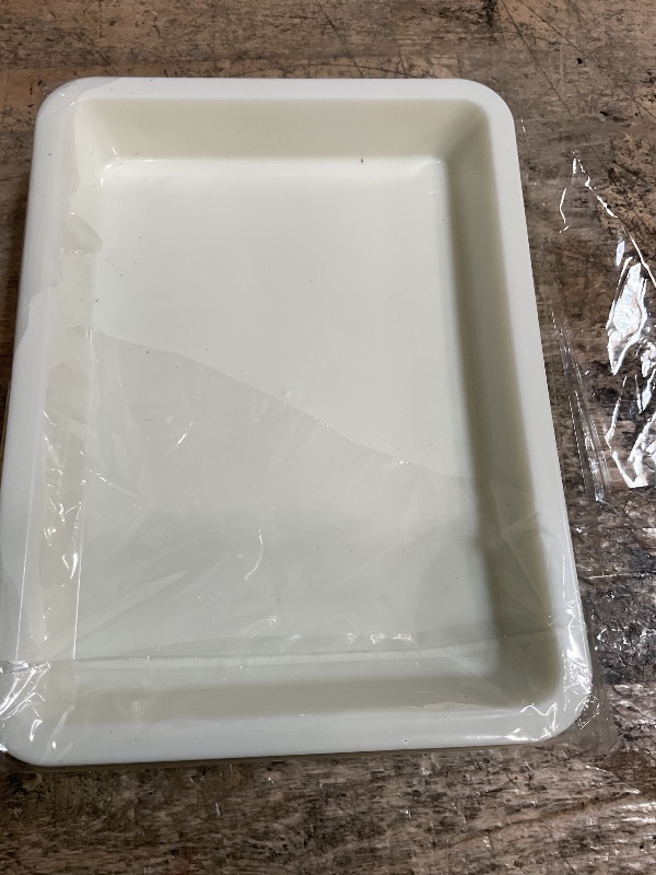 Photo 1 of 10 Pcs Small Litter Box for Kittens,Plastic Portable Small Litter Pan Waterproof Bunny Cat Litter Box,Multi Color Durable Nonstick Litter Tray Travel Toilet for Small Pet Guinea Pig Rabbit Low Entry