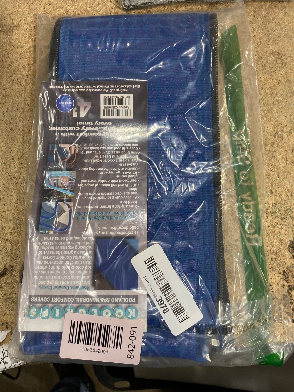 Photo 1 of *** CHECK COMMENTS***      Koolgrips Handrail Cover for Pool and Spa (4' Foot, Royal Blue)