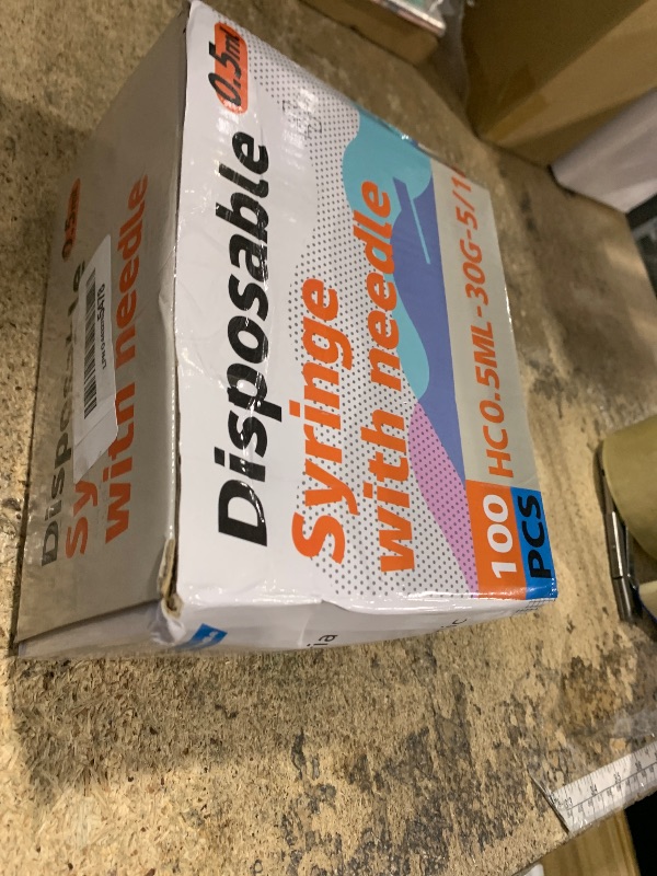 Photo 1 of 0.5ml 30G 1ml/cc 5/16" (8mm) Pack of 100