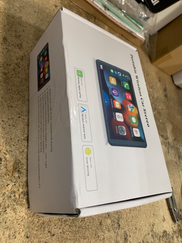 Photo 1 of ?Hieha? 2025 Wireless Portable Carplay and Android Auto, Carplay Screen for Car with Mirror Link/AUX/FM,7" Touchscreen Bluetooth 5.0, Marine Stereos for All Vehicles