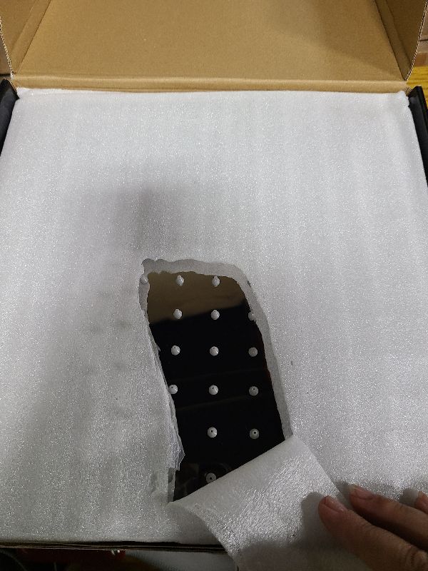 Photo 1 of 12'' Rain Shower Head Combo, High Pressure Rainfall Shower Head with 16'' Flexible Adjustment of Height/Angle Upgraded Extension Arm and 5 Setting Spray Handheld Shower Head, Anti-leak (Chrome)