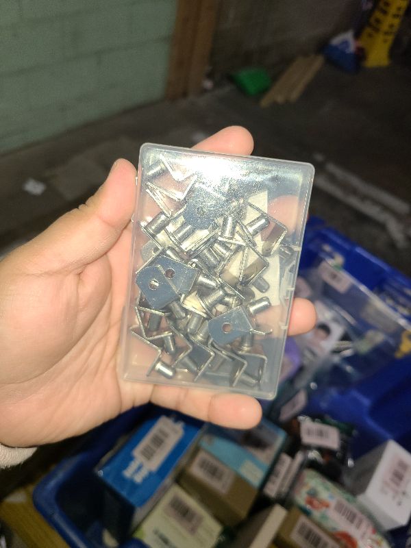 Photo 1 of 1/4 Inch Shelf Support Peg?Support Cabinet Shelf Pins?Shelf Bracket Pegs with Hole?L-Shaped Furniture Replacement Peg for Cabinets,Shelves,Wodrob