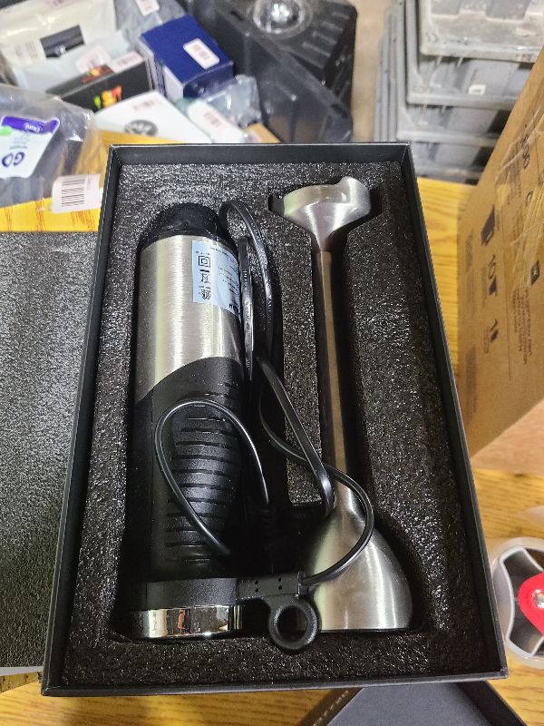 Photo 1 of 1000W Powerful Immersion Blender Handheld, 2025 New Update Hand Blender with 25-Speed and Heavy-Duty Copper Motor, Silver