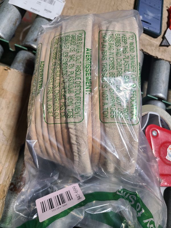 Photo 1 of 10" Banneton Bread Proofing Basket, Sourdough Proofing Basket Set of 2, Bread Banneton Basket for Professional & Home, Oval Bread Proofing Baskets for Sourdough