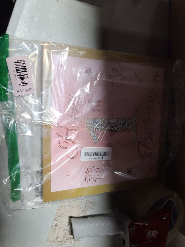 Photo 1 of 1st Birthday Decorations Boxes for Baby Girl - 3PCS Pink Rose Gold Onederful First Birthday Balloons Boxes, One Year Old Happy Birth Party Theme Cardboard Box for Cake Smash Photo Props