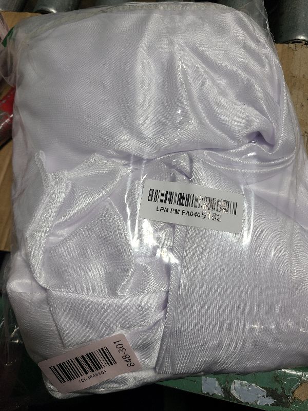 Photo 1 of 10x10ft White Glitter Backdrop Curtain for Parties, Wrinkle Free Satin Photo Backdrop Drapes 2 Panels 5x10FT Shimmer Back Drop Cloth for Wedding Birthday Baby Shower Photography Background Decor