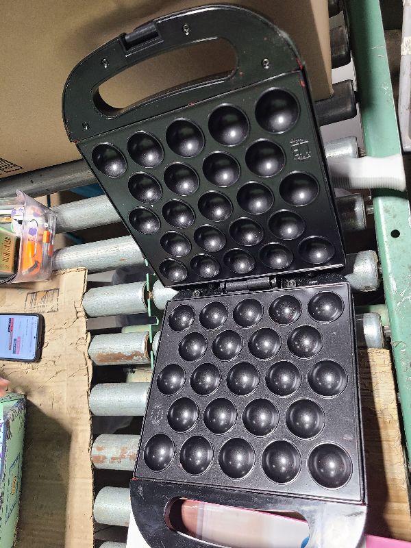 Photo 1 of 23 Cake Pop Maker Machine – Electric Non-Stick Baker, Fast Heating, Easy to Use for Kids, Birthdays, Parties, Snacks, Gifts, Fun Kitchen Gadget for Home & Restaurants, Makes 23 Cake Pops at Once