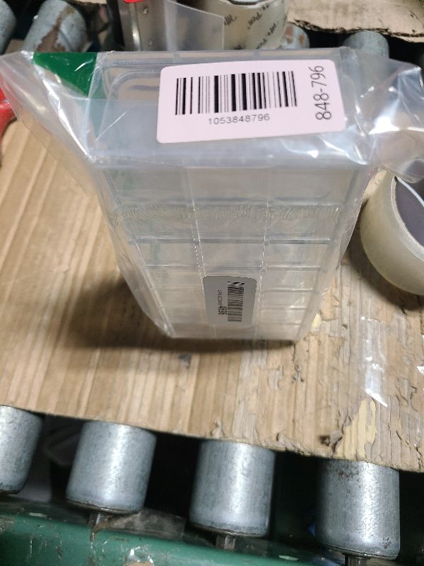 Photo 1 of 2 Packs Acrylic Mail Organizer Plastic Desk Cash Tray,7 Section Divided Vanity Organize Holder Vertical Letter Sorter for Desktop, Bill, Document, Notebook