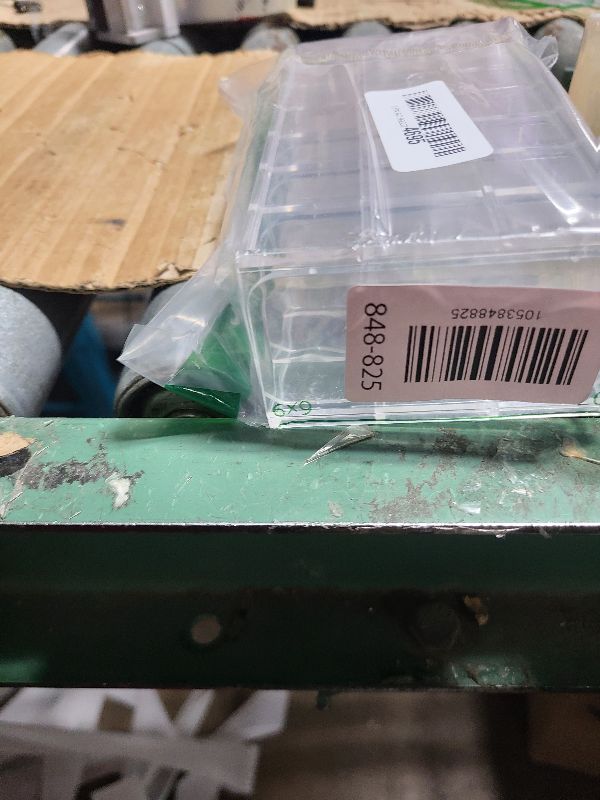 Photo 1 of 2 Packs Acrylic Mail Organizer Plastic Desk Cash Tray,7 Section Divided Vanity Organize Holder Vertical Letter Sorter for Desktop, Bill, Document, Notebook