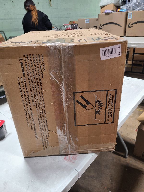 Photo 1 of 1500W Realsmart Space Infrared Heaters for Indoor Use Large room Electric Quartz Heater with Remote Control Wheels LCD Display 3 Heating Modes 12H Timer Overheat Tip Over Protection Safe