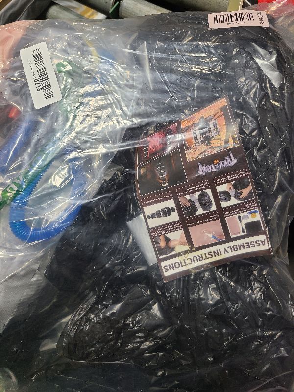 Photo 1 of 1 Set 5ft Hanging Corpse Dead Victim Props Halloween Decorations, Inflatables Decorations, Scary Fake Corpse in Bag Halloween Outdoor Prop Creepy Haunted House Decor