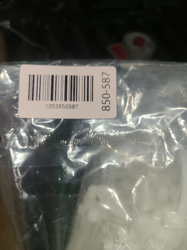 Photo 1 of 18 Inch Zip Ties Double Sided Toothed,120 LBS Tensile Strength Heavy Duty Cable Wire Ties With Self-Locking Adjustable More Durable Nylon Tie Wraps for Indoor Outdoor White?100 Pack?