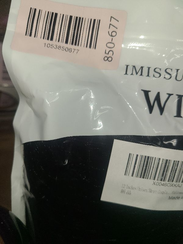 Photo 1 of 12 Inches Unisex Short Cosplay Hair Party BOB Wig with Bangs Halloween Costume Wigs (Black)