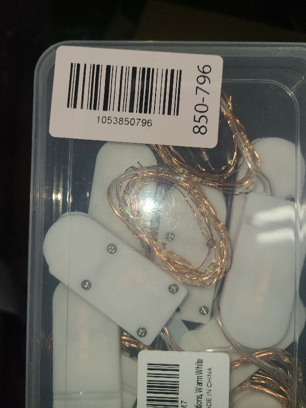 Photo 1 of 20 Pack Fairy Lights Battery Operated, 3.3ft 20 LED Mini String Lights Twinkle Lights Copper Wire Firefly Starry Lights for Mason Jars Wedding Party Christmas Centerpiece Table Decorations, Warm White