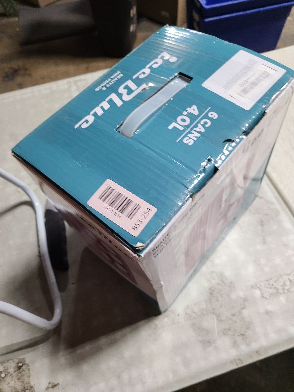 Photo 1 of Reemix Mini Fridge, 4L/6 Cans Retro Portable Cooler For 120V Home & 12V DC Car Use, Skincare Fridge for Bedroom, Car, Office, Dorm, Pink