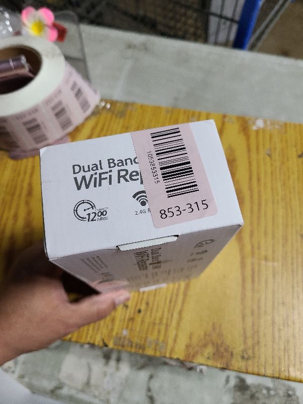 Photo 1 of 12880 Sq.Ft WiFi Extender Signal Booster, 1200Mbps WiFi Repeater, 105-Device Support, Simple Install, WiFi Extender with Wide Compatibility