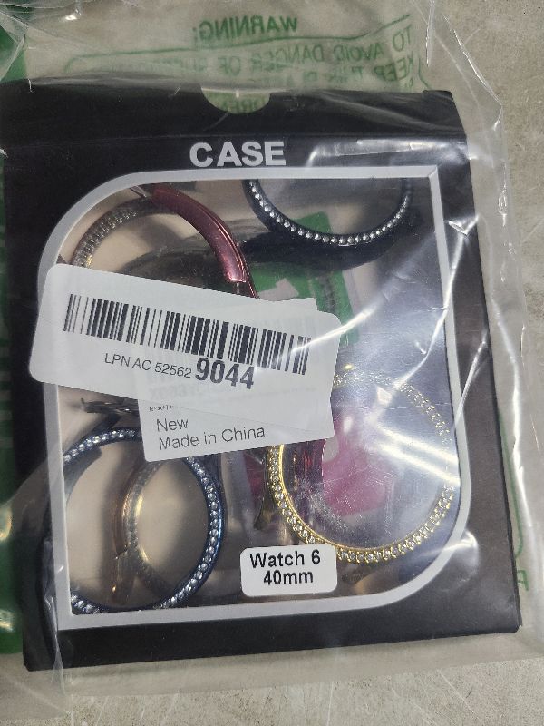 Photo 1 of [8Pack] RICHONE Compatible with Samsung Galaxy Watch 6 40mm Screen Protector Case for Women Men, Bling Diamond Face Covers Flexible TPU Glitter Rhinestones Frame Bumper Accessories (SM-R930)