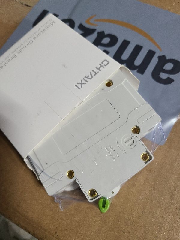 Photo 1 of 12V-110V DC Miniature Circuit Breaker, 15 Amp 1 Pole Battery Breaker Protector for Solar PV System and RV, Thermal Magnetic Trip, DIN-Rail/Surface Mount, Chtaixi DC Disconnect Switch B15