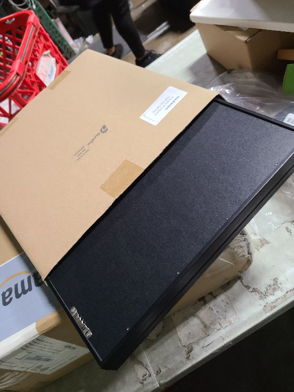 Photo 1 of 1 Pack T Shirt Display Frame, Black Imitation Wood T Shirt Frame with 98% UV Protection Acrylic, 1" Depth of Usable Space Shadow Box, Display Case for Shirts, Jerseys, Memorabilia (13'' X 13'')