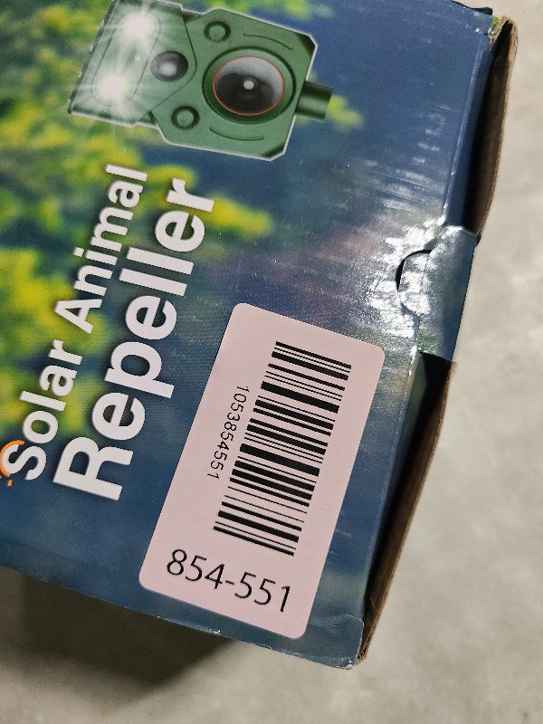 Photo 1 of 2 Packs Ultrasonic Animal Repeller Solar Powered, Cat Repellent Outdoor with Motion Sensor, Waterproof Deer Repellent Devices with LED Flash Light, Effective Repel Invasive Animals to Protect Yard