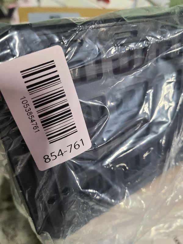 Photo 1 of 12 Pcs Under Couch Blocker for Bed Adjustable Furniture Plastic Under Bed Blocker with 30 Ties Black Couch Barriers for Dogs Pets Cats (Style 2)