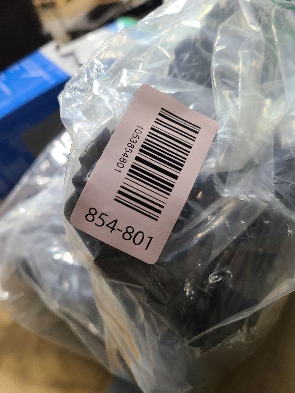 Photo 1 of 12 Pcs Under Couch Blocker for Bed Adjustable Furniture Plastic Under Bed Blocker with 30 Ties Black Couch Barriers for Dogs Pets Cats (Style 2)