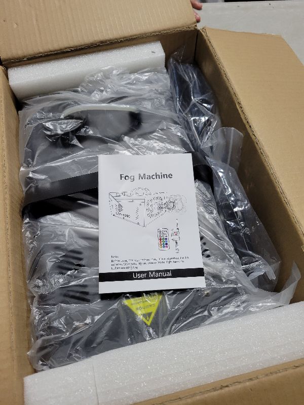 Photo 1 of 1200W Fog Machine Halloween Outdoor with 18 LED Lights 6000CFM Smoke Machine Fog Indoor with Remote for Wedding Party DJ Disco Stage
50+ bought in past month
