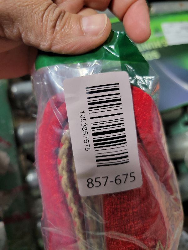 Photo 1 of  Pack of 2 Christmas  Inch Red Farmhouse Decorative Throw Pillow Covers with Stitched Edge Soft Chenille Solid Dyed Couch Pillow Covers for Sofa Bed Living Room
 