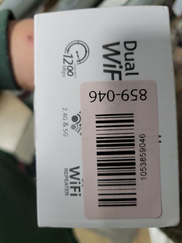 Photo 1 of 12880 Sq.Ft Range WiFi Extender Signal Booster Dual Band 5GHz/2.4GHz, 105-Device Compatibility, Simple Installation, WiFi Extender