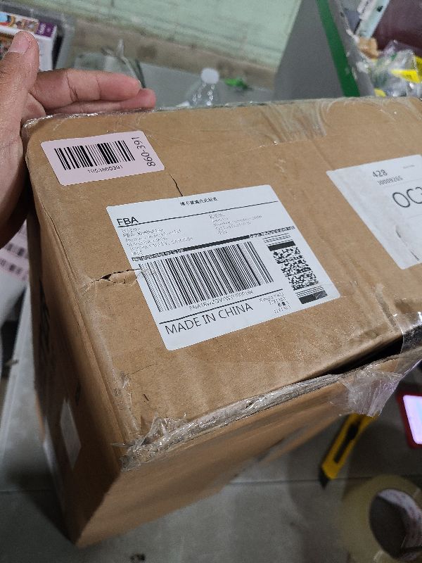 Photo 1 of 12 FT Trampoline Replacement Safety Enclosure Net for 6 Straight Poles Round Frame Trampolines, Breathable and Weather-Resistant with Adjustable Straps(NET ONLY)