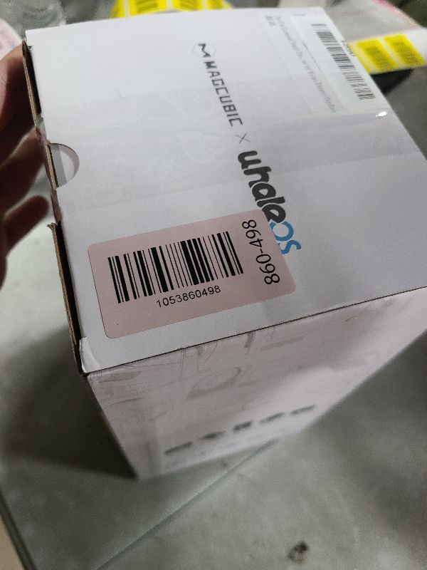 Photo 1 of [Netflix-Licensed] Magcubic Mini Projector with Wifi and Bluetooth, Built-in Android 13, Portable Smart 1080P Projector with 4K Support, Auto Keystone, Voice Control, HY320 NTV (White)