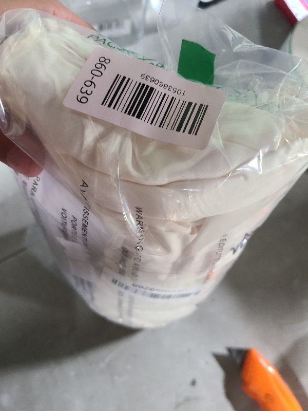 Photo 1 of 10x10ft Wrinkle Free Ivory Backdrop Curtain for Parties Soft Fabric Drapes Wedding Ivory Curtain Backdrop for Birthday Party Decorations Background for Photography 5x10ft,2 Panels