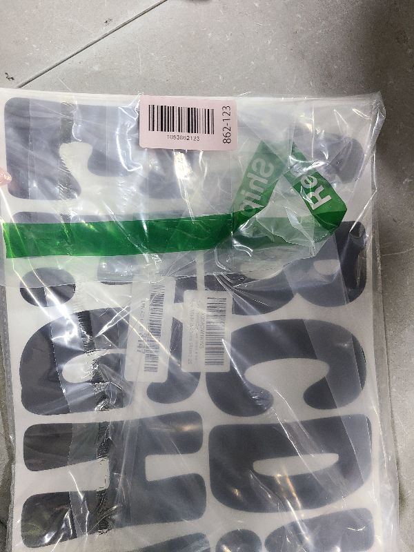 Photo 1 of 129 PCS Letter Stickers Large Bulletin Board Letters Alphabet Number Stickers Vinyl Waterproof Self-Adhesive Stick on Letters for Poster Board Mailbox Crafts Classroom Home Party Decor(Black, 4 Inch)