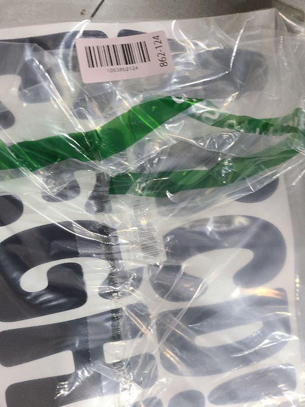 Photo 1 of 129 PCS Letter Stickers Large Bulletin Board Letters Alphabet Number Stickers Vinyl Waterproof Self-Adhesive Stick on Letters for Poster Board Mailbox Crafts Classroom Home Party Decor(Black, 4 Inch)