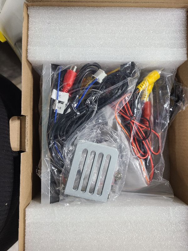 Photo 1 of 2+64G Android 13 Single Din Car Stereo 10.4 inch Touch Screen with Carplay Android Auto Mirror Link 50 Theme 180°Rotate Screen FM RDS DSP SWC Bluetooth WiFi GPS+AHD Camera & MIC