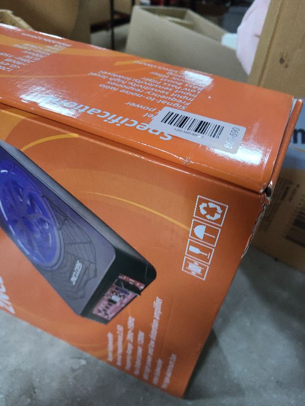 Photo 1 of 2025 Upgraded 10"1200W Slim Under Seat Powered Car Subwoofer, Car/Truck Sub Built in Amplifier for outstanding Heat Dissipation, Powerful bass and Blue LED Ambient Light enjoy Audio Experience