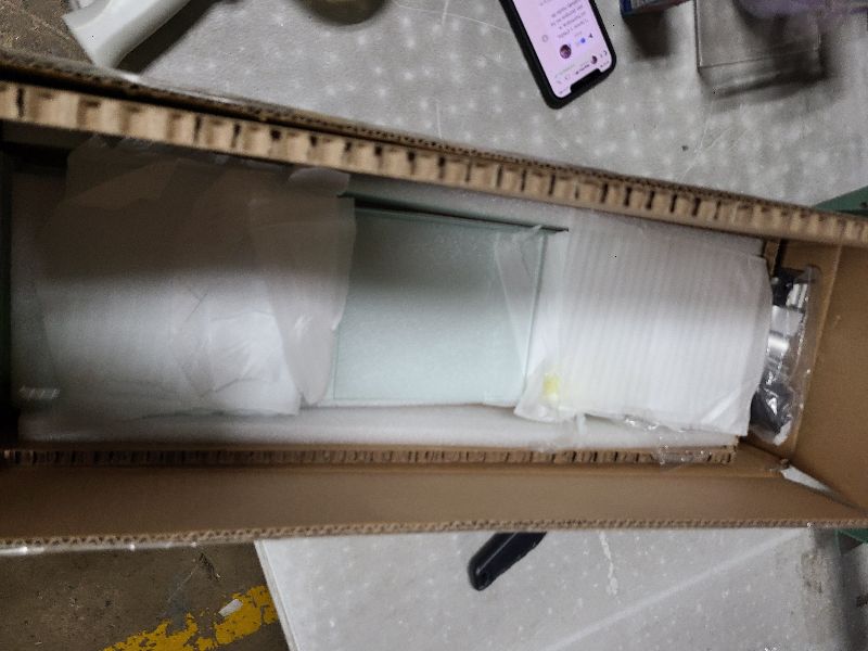 Photo 1 of 23x7x5.5 Fire Pit Glass Flame Wind Guard,Thick Tempered Glass Rectanglar FirePit Flame Shield with Aluminium Clips,Clear Wind Gaurd Fence for Patio Fire Table