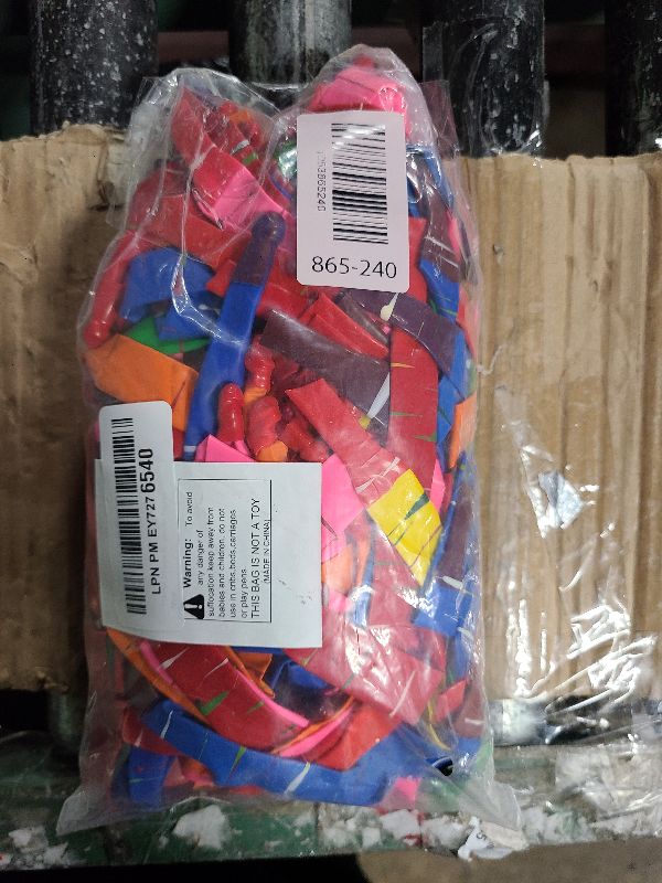 Photo 1 of 100pcs Rocket Balloons with Two Air Pump Colorful Giant Rocket Balloons for Parties