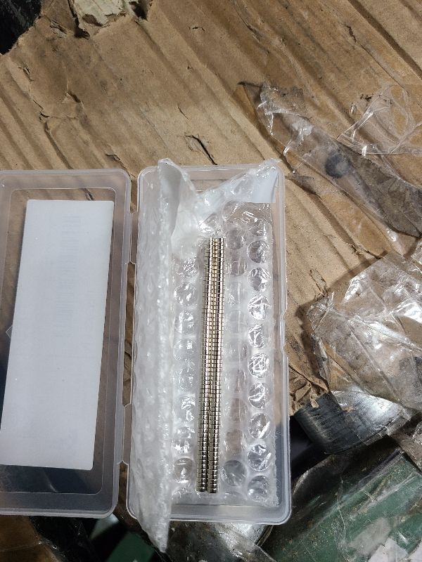 Photo 1 of 120 Pcs Neodymium Magnet, 4 mm x 1.5 mm Small Mini Magnets Strong Rare Earth Magnets Round Refrigerator Magnet for Crafts Dry Erase Board, Office, Fridge, Building Scientific Models